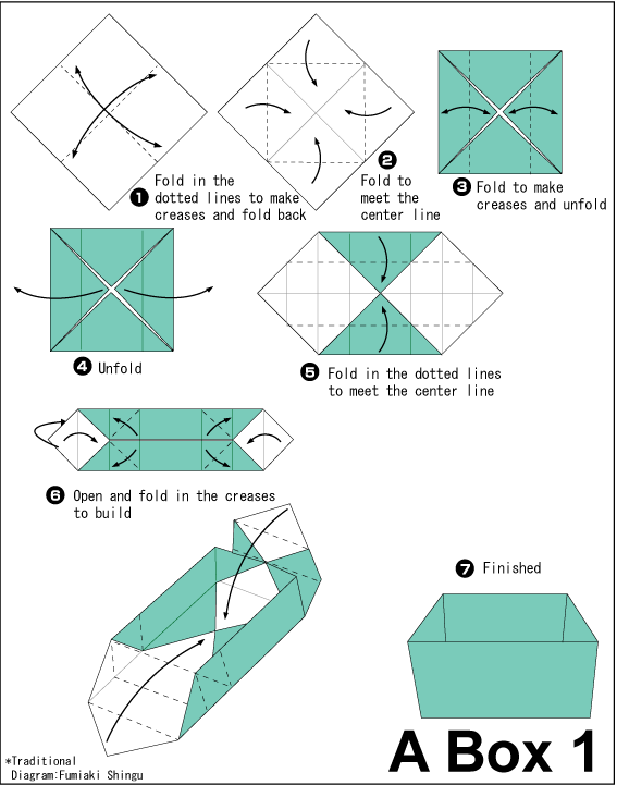 පෙට්ටියක් හදමු (Origami Box 1) - Your Choice Way