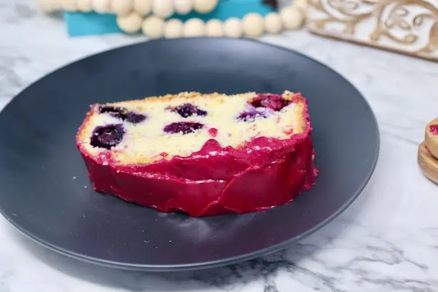 Glazed Blueberry Bread