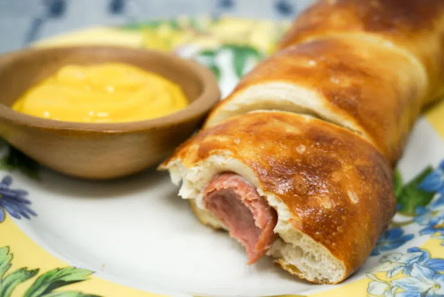 Air Fryer Pretzel Dogs