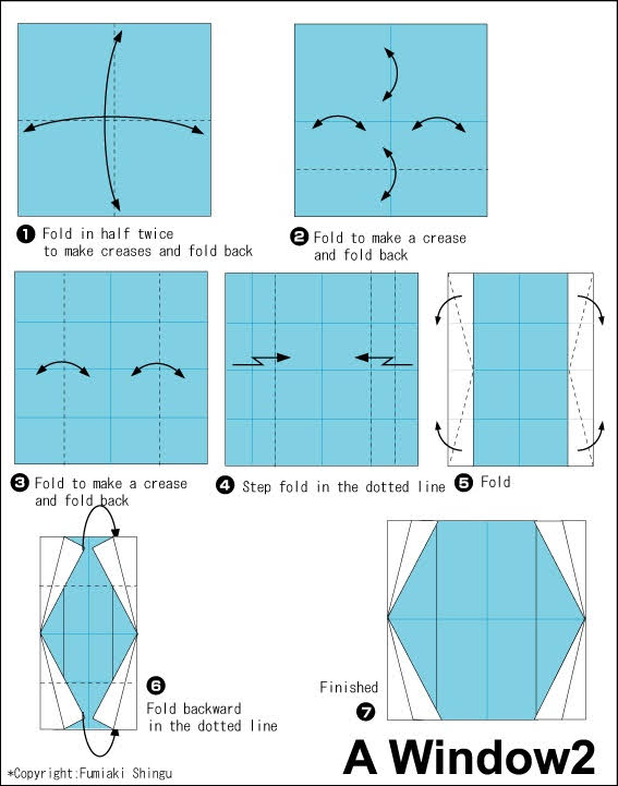 ජනිලයක් හදමු (Origami Window) - Your Choice Way