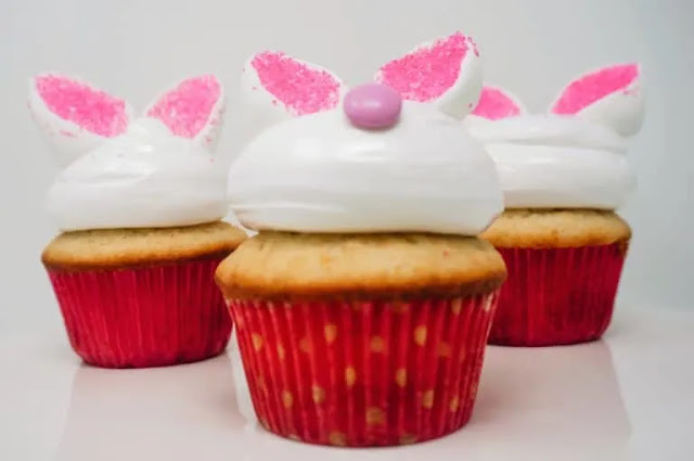 Bunny Ears Cupcakes