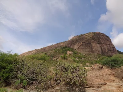 Hiker gets the 1st glimpse of the massive hillock