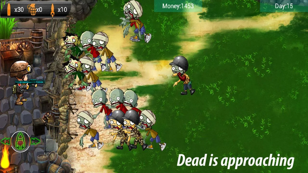 Zombies vs Soldier HD V1.0.2.APK MOD [DINERO ILIMITADO] GRATIS
