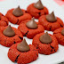 Red Velvet Chocolate Kiss Cookies