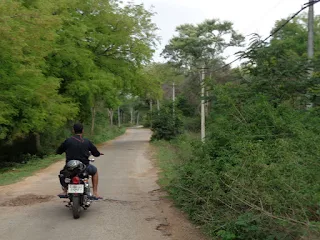 Savandurga Base: Close-up of one of The Loapers team member preparing for the trek.