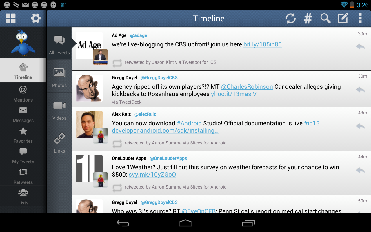 TweetCaster Pro for Twitter v6.7 Apk